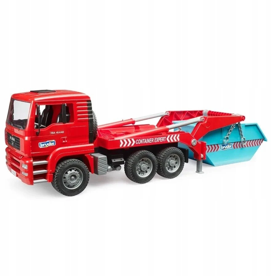 BRUDER konteinerių sunkvežimis MAN TGA Skip Container Truck, 02741