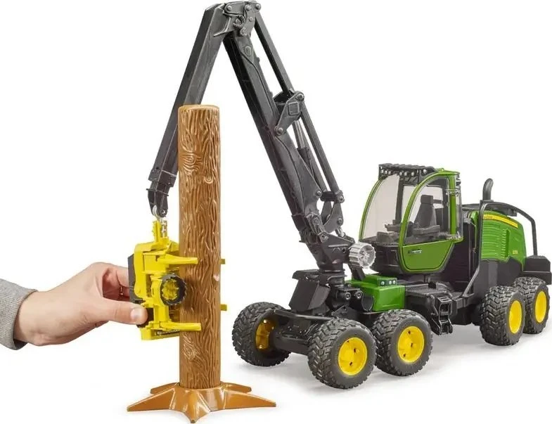 BRUDER medkirtė John Deere 1270G su rąstu, 02135