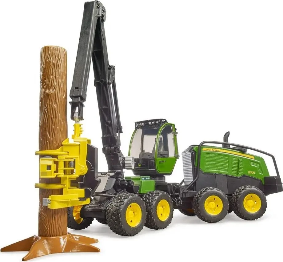 BRUDER medkirtė John Deere 1270G su rąstu, 02135