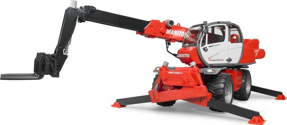Pojazd BRUDER krautuvas Manitou Telescopic MRT 2150 (su aksesuarais), 2129