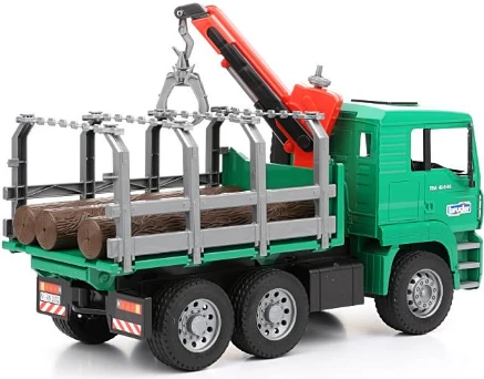 BRUDER 1:16 miškovežis MAN Metsaveo su kranu, 02769