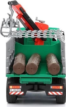 BRUDER 1:16 miškovežis MAN Metsaveo su kranu, 02769