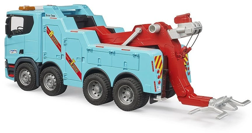 Bruder „Scania Super 560“ pagalbos kelyje vilkikas