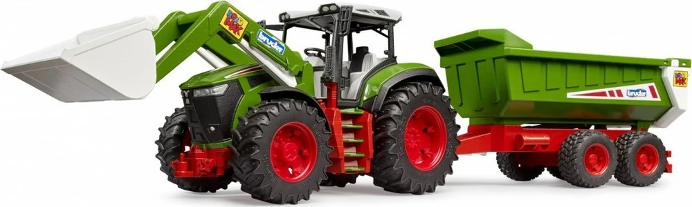 Bruder - Roadmax traktorius su priekiniu krautuvu ir galiniu savivarčiu (03452)
