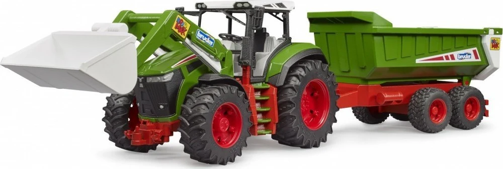 Bruder - Roadmax traktorius su priekiniu krautuvu ir galiniu savivarčiu (03452)