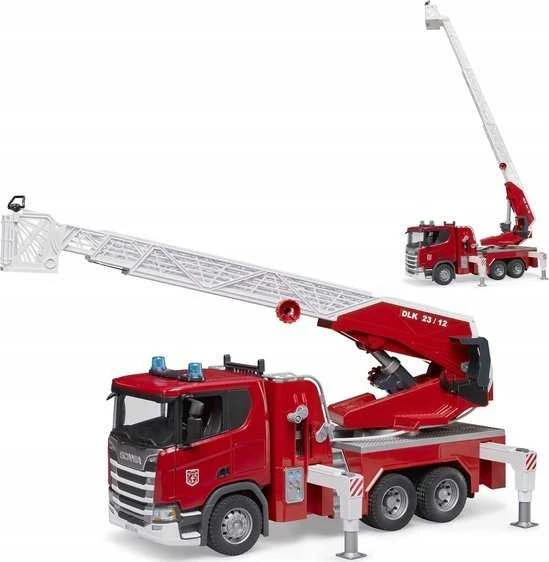 Bruder Žaislinis gaisrinis automobilis Scania Super 560R su vandens pompa