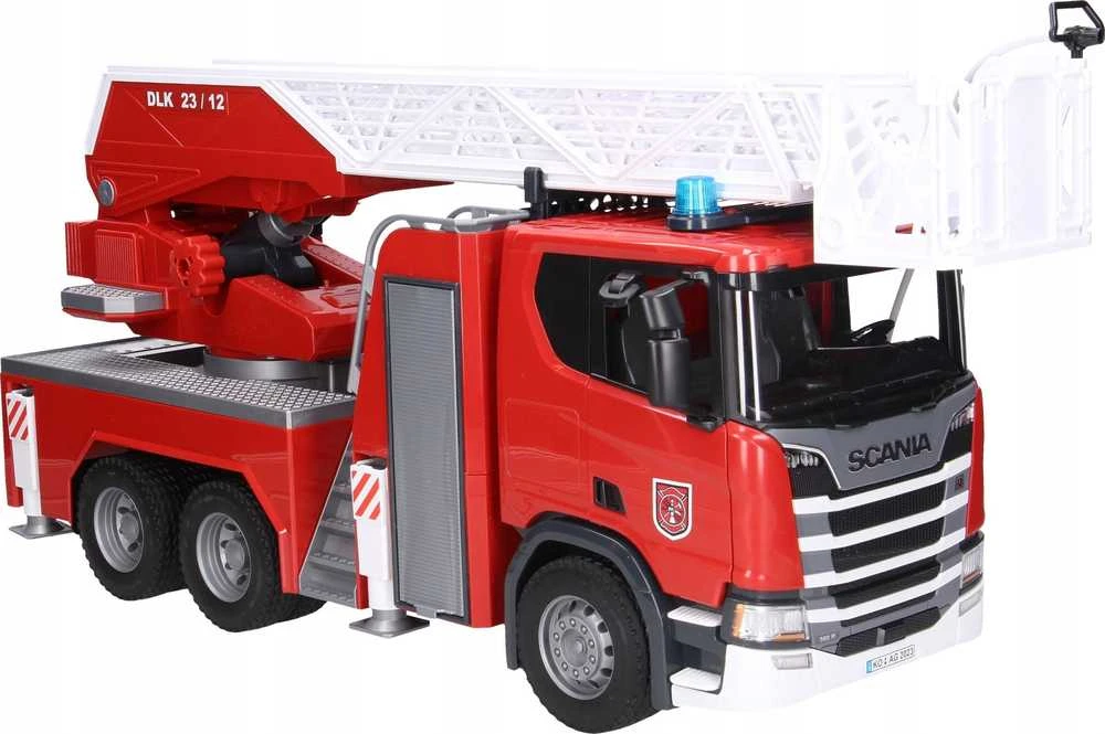 Bruder Žaislinis gaisrinis automobilis Scania Super 560R su vandens pompa