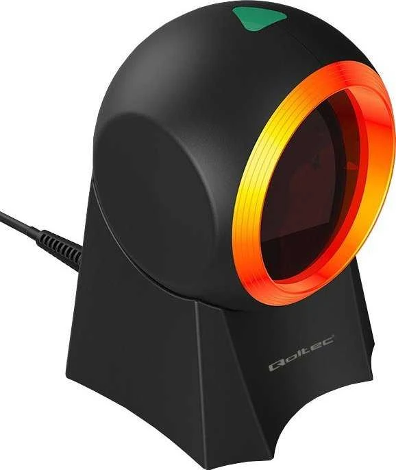 QOLTEC 50857 Laidinis stalinis brūkšninių kodų skaitytuvas 1D / 2D