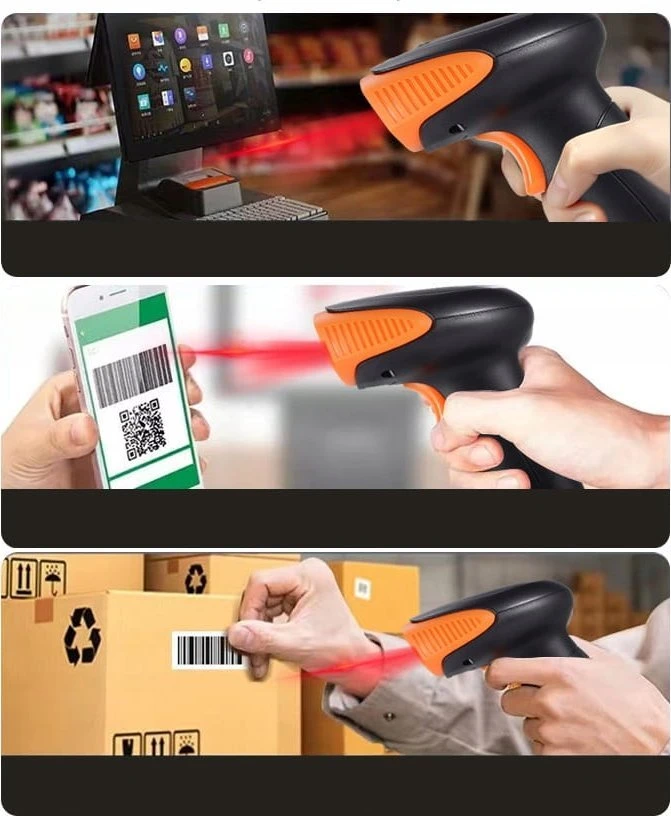 „Zenwire“ brūkšninių kodų skaitytuvas su USB belaidžiu 1D 2D WiFi W213