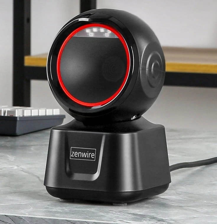 „Zenwire“ brūkšninių kodų skaitytuvas QR skaitytuvas 1D 2D USB laidinis darbalaukis EAN GS1 X9006