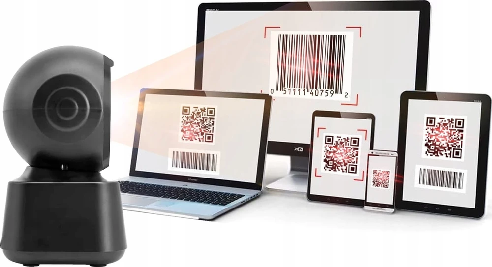 „Zenwire“ brūkšninių kodų skaitytuvas QR skaitytuvas 1D 2D USB laidinis darbalaukis EAN GS1 X9006