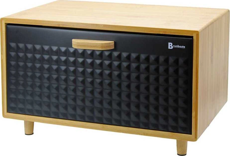 BAMBUKO DUONOS DĖŽUTĖ DUONOS KONTEERIJA BRUNBESTE BB-4250 Juodas