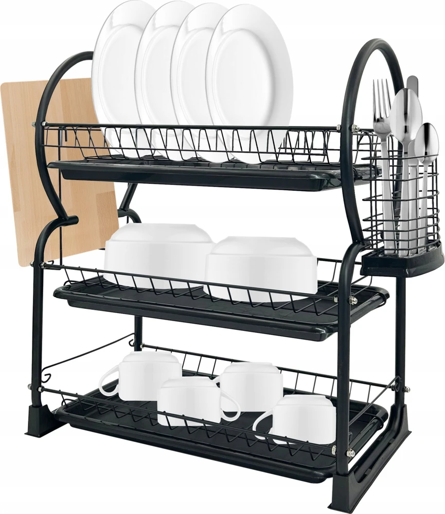 Džiovintuvas DO NACZYŃ 3-POZIOMOWA 53 X 25 X 49CM BRUNBESTE BB-3411