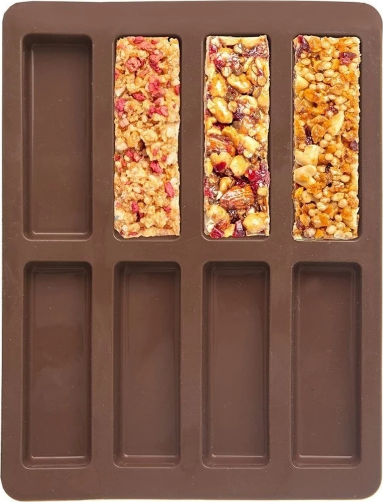 Brunbeste Orion Silikoninė forma musli batonėliams 22x16,5 cm ruda
