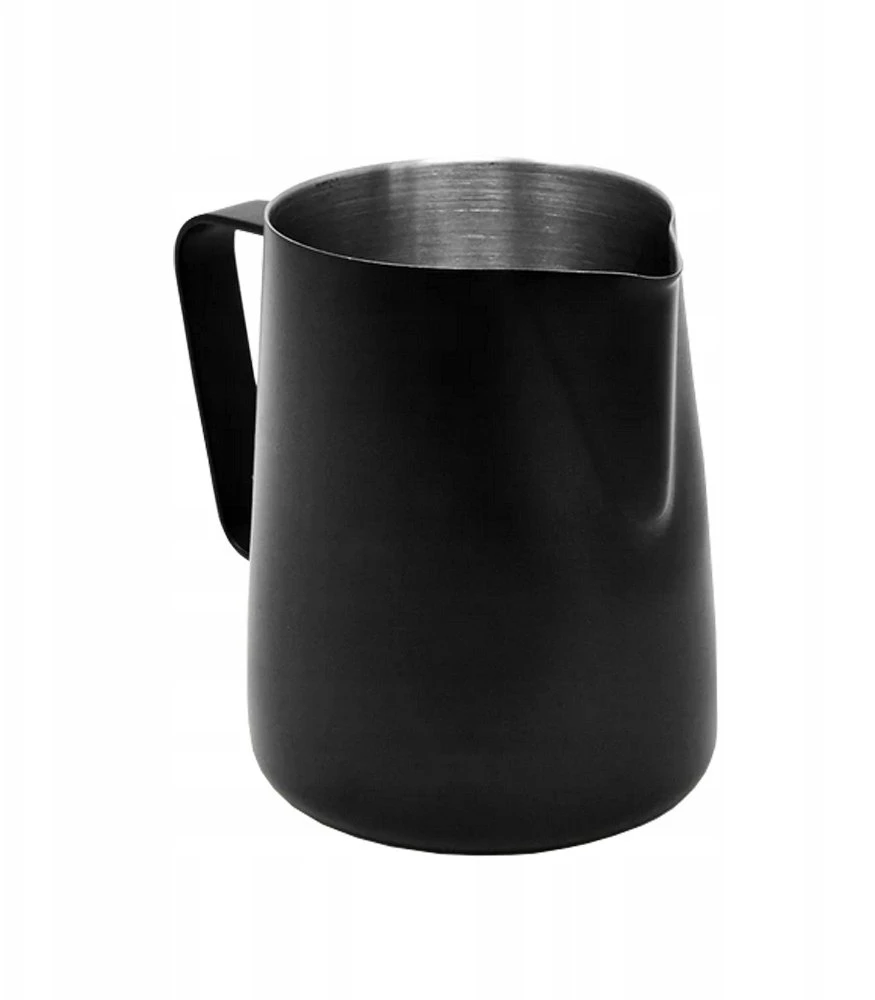 Pieno plakiklis METALINIS juodas pieno ąsotis 350 ml BRUNBESTE BB-2209