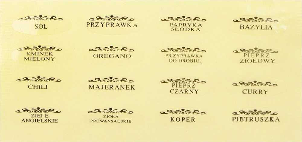 „Brunbeste“ prieskonių lentynėlė, 12 indelių, 2736 vnt.
