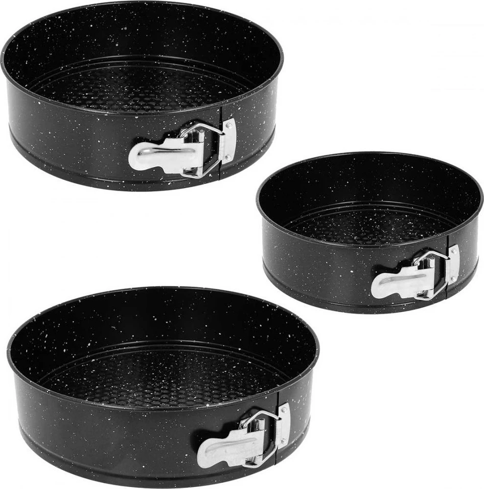Brunbeste 3 pakopų kepimo forma, 22/24/26 cm, granito spalvos