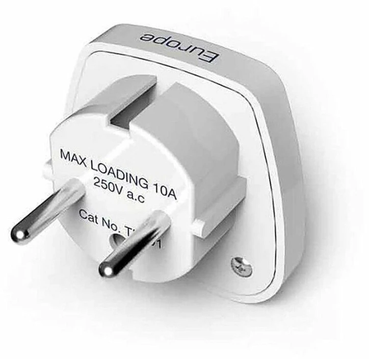 Brunner Mėlyna TRAVEL Mėlynas PRZEJŚCIÓWKA ADAPTER UNIWERSALNA ŚWIAT -> SHUCKO