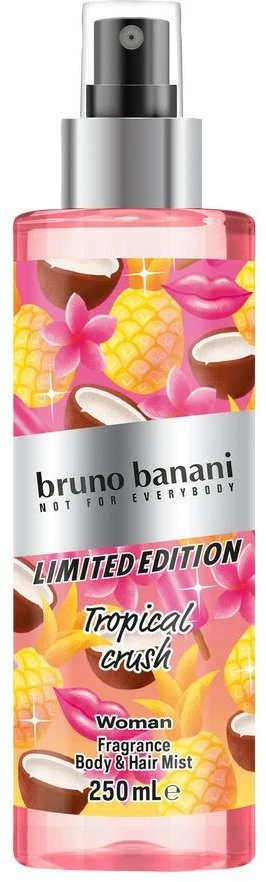 Bruno Banani moteriškas vasaros riboto leidimo kūno ir plaukų purškiklis 250 ml