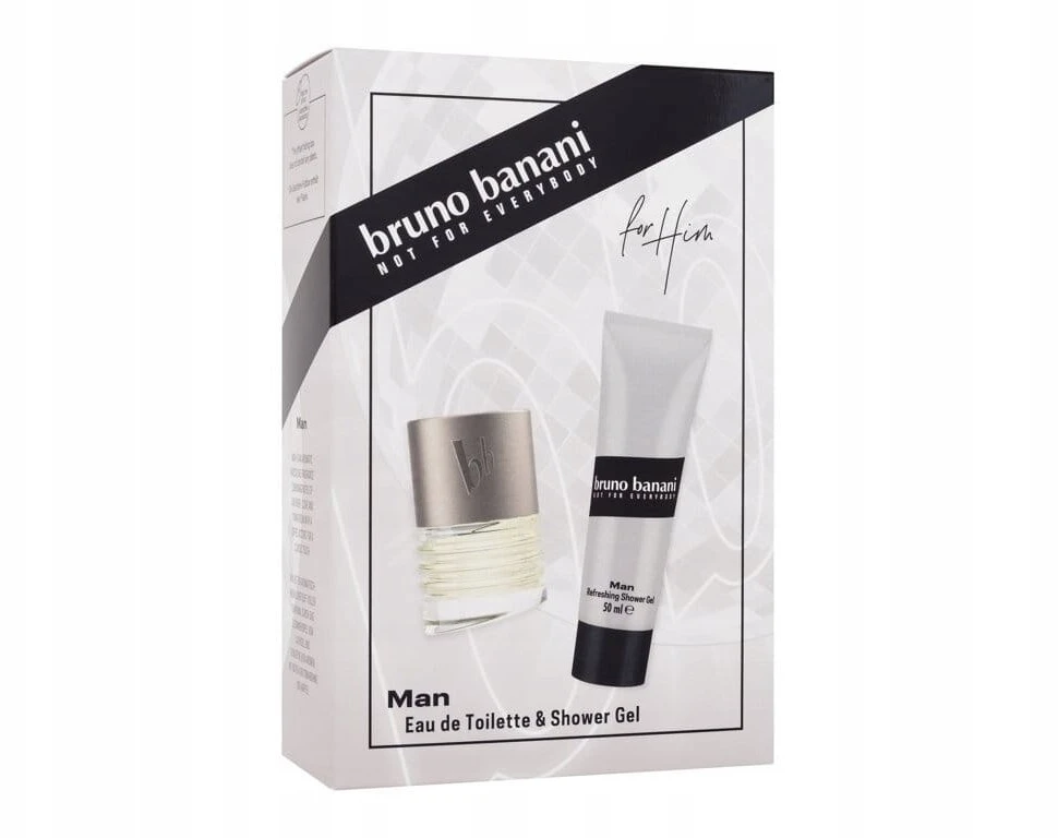 Bruno Banani Man rinkinys vyrams (EDT, 30 ml + dušo želė, 50 ml)