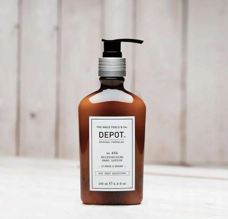 Depot No. 604 Drėkinamasis rankų losjonas „Kajeputas ir mirta“, 200 ml