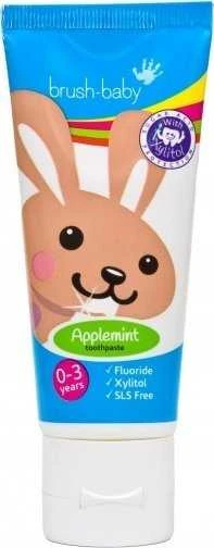 Brush-Baby -Baby Obuolių mėtų dantų pasta vaikams 0-3l 50ml