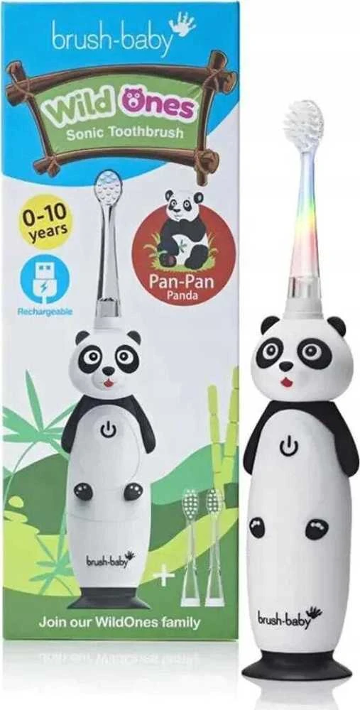 Brush-baby Panda soninis dantų šepetėlis su dėžute