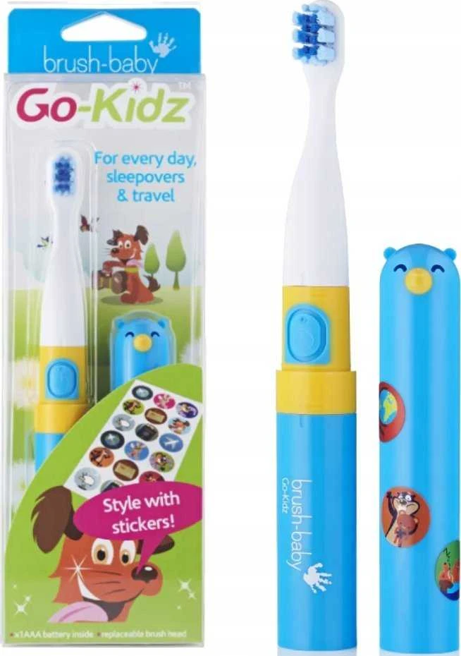 Brush-Baby Go-Kidz šepetėlis su kelioniniu dėklu