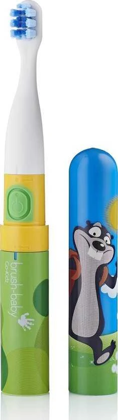 Brush-baby Go-Kidz elektrinis šepetėlis su gaubteliu
