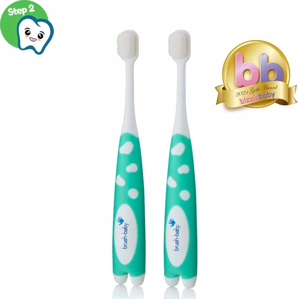 Brush-baby -baby ŠEPETĖLIS FIRSTBrush 2-PACK nuo