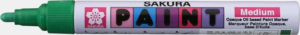 BRUYNZEEL SAKURA Sakura Paint Marker Alyva 2,0mm Vidutinis 29 Žalias
