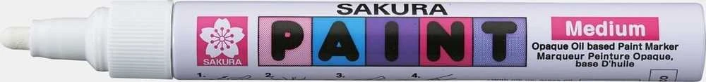 Bruynzeel Sakura Permanentinis žymeklis Sakura PM-K, balta