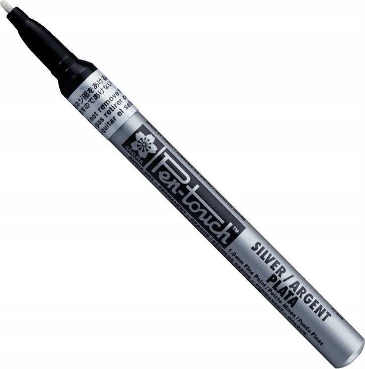 BRUYNZEEL SAKURA Sakura Pen-Touch plonas žymeklis 1,0 mm sidabras