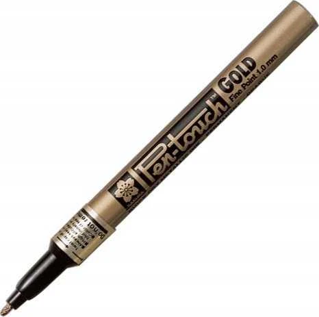 BRUYNZEEL SAKURA Sakura Pen-Touch smulkus žymeklis 1,0 mm auksinis