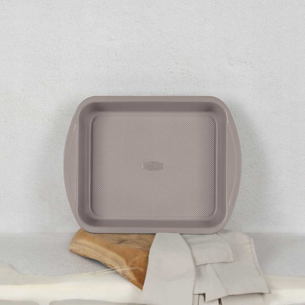 BRYTFANNA TYTANOWA FORMA 35x27cm BERLINGER HAUS BH-7913 TAUPE