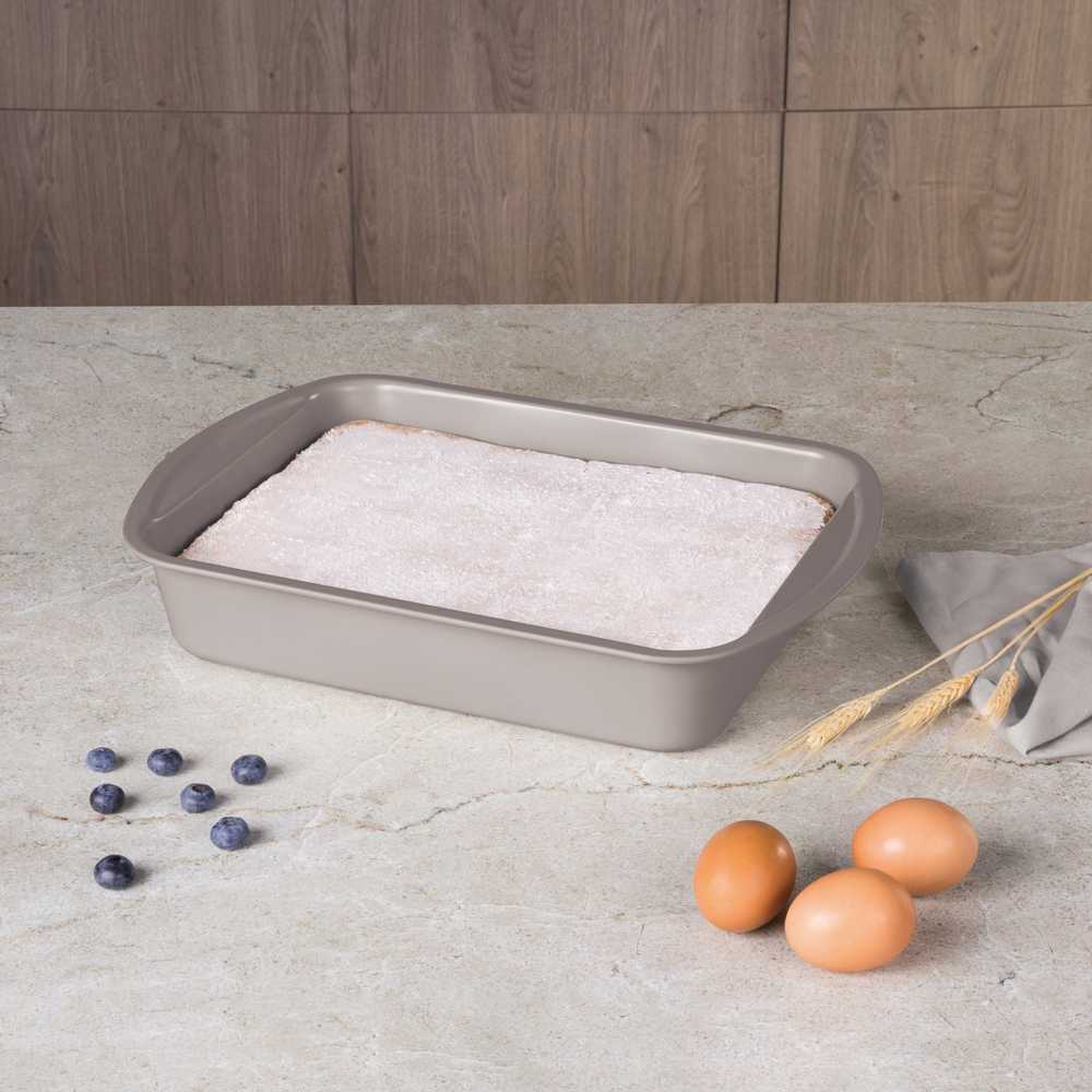 BRYTFANNA TYTANOWA FORMA 35x27cm BERLINGER HAUS BH-7913 TAUPE