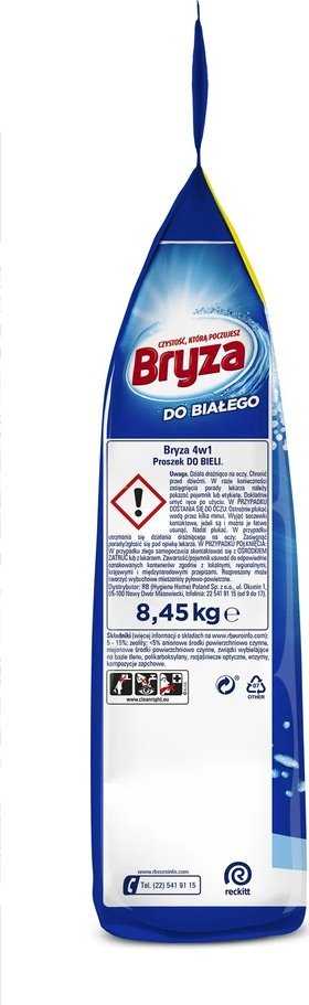 Bryza BRYZA_Lanza Expert Baltas skalbimo milteliai baltiems 8,45 kg