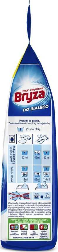 Bryza BRYZA_Lanza Expert Baltas skalbimo milteliai baltiems 8,45 kg