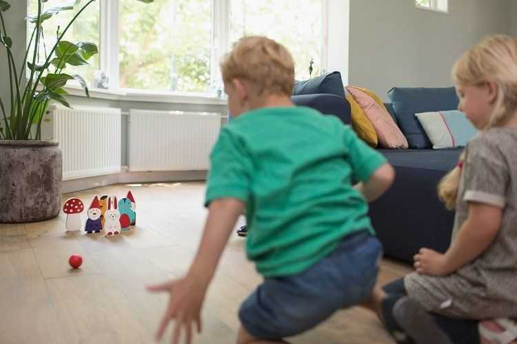 Bs Toys Medinis žaidimas boulingas Miško draugai