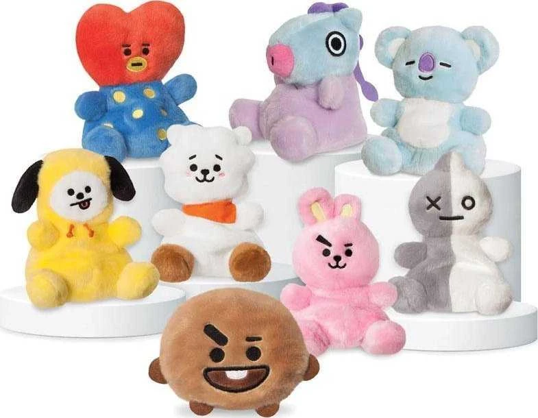 Line Friends BT21 - pliušinis talismanas 13 cm TATA Palm Pals