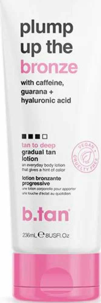 b.tan - bronzinį įdegį suteikiantis laipsniškas losjonas „Plump Up The Bronze To Deep“ 236 ml