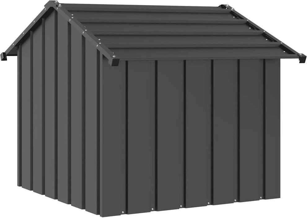 šunų namelis su stogu 85x107x81 cm cinkuoto plieno