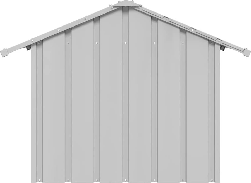 šunų namelis su stogu 85x107x81 cm cinkuoto plieno