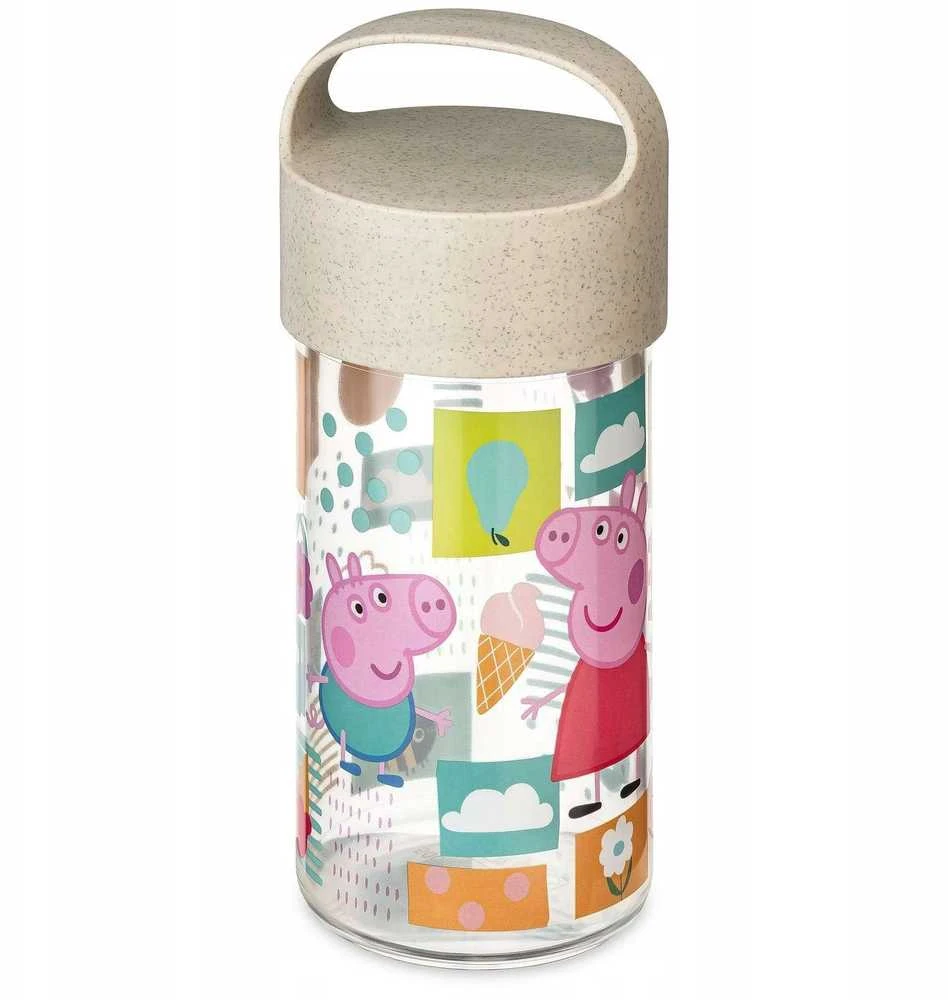 Buddy Snack indelis/butelis Peppa Pig, 500 ml, KOZIOL
