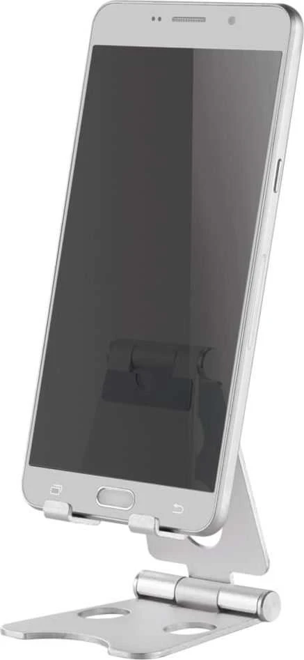 „Neomounts NEWSTAR“ telefono stalinis stovas (tinka telefonams iki 6,5 colio), Sidabrinis
