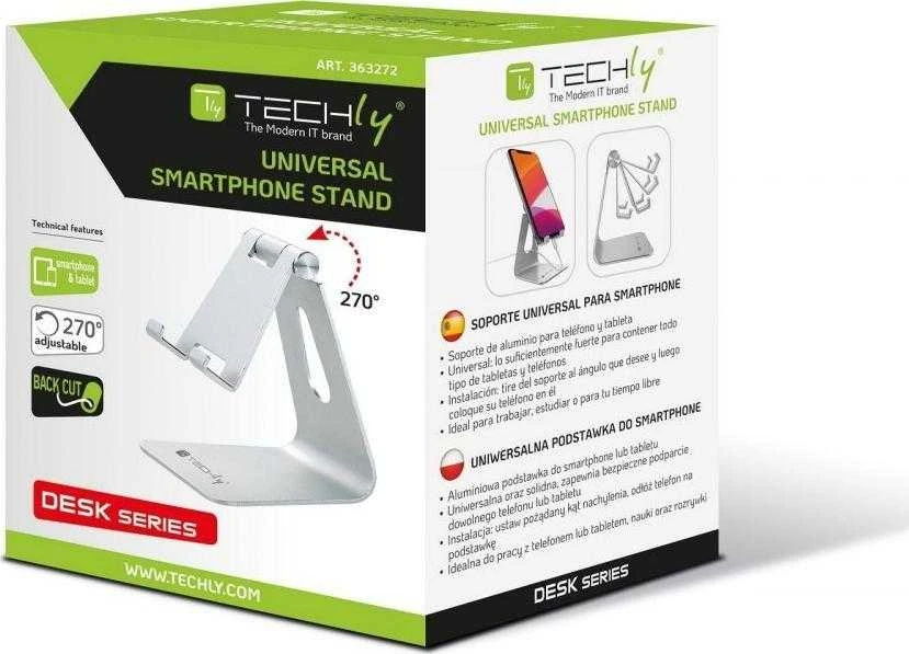 TECHLY Universal and Adjustable Desk Holder for Išmanusis telefonas and Planšetė