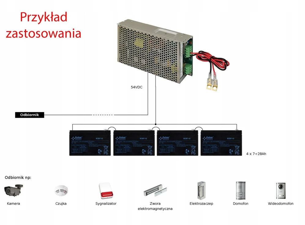 Pulsar 5C78F maitinimo šaltinio pajungimo schema