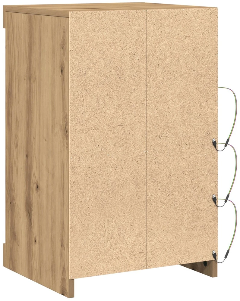 LED Bufetas Amatininkų ąžuolas 41 x 37 x 67 cm Apdirbta mediena