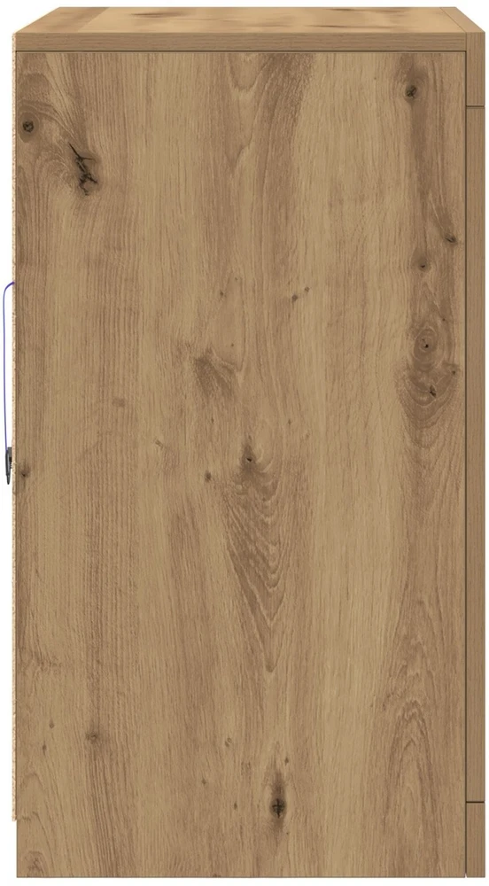 LED Bufetas Ruda 60,5 x 37 x 67 cm Apdirbta mediena