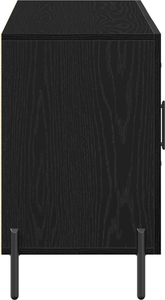 Kabalas Juodas ąžuolas 100 x 36 x 60 cm Apdirbta mediena
